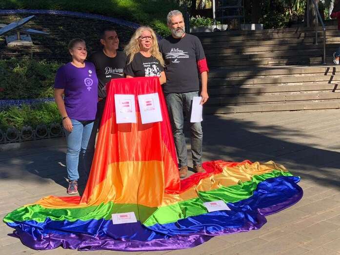Representantes canarios de colectivos LGTBI (Foto TA)